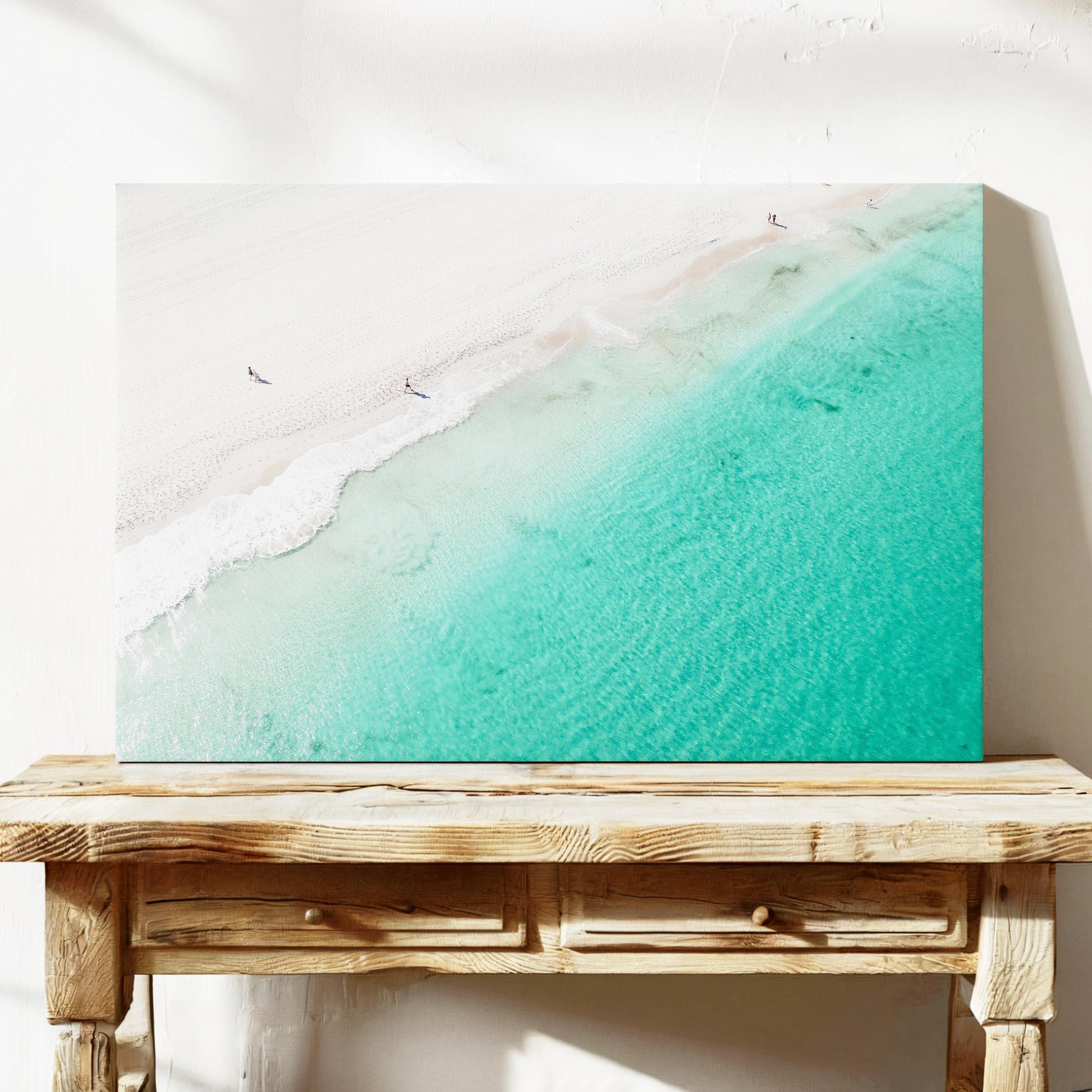 Mullaloo Beach aerial canvas wall art Perth