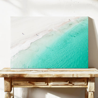 Mullaloo Beach aerial canvas wall art Perth