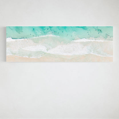 Scarborough Beach panoramic stretched canvas Perth