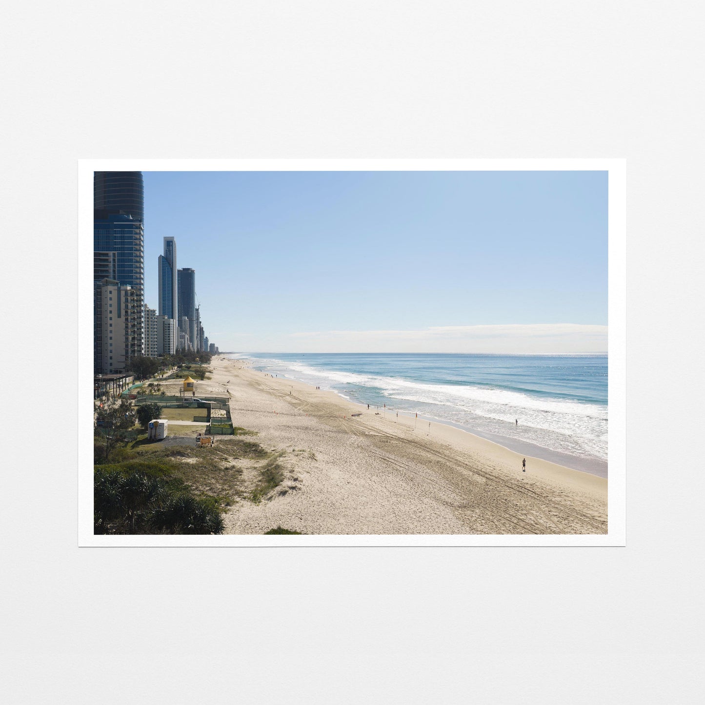 Surfers Paradise morning Fine Art Paper Print