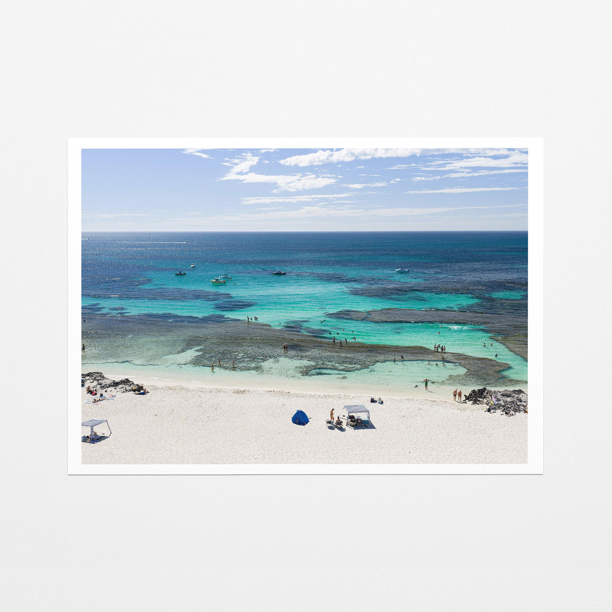 The Basin Beach fine art paper print