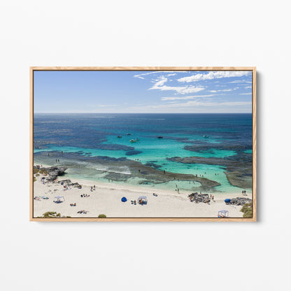 The Basin Reef oak framed canvas