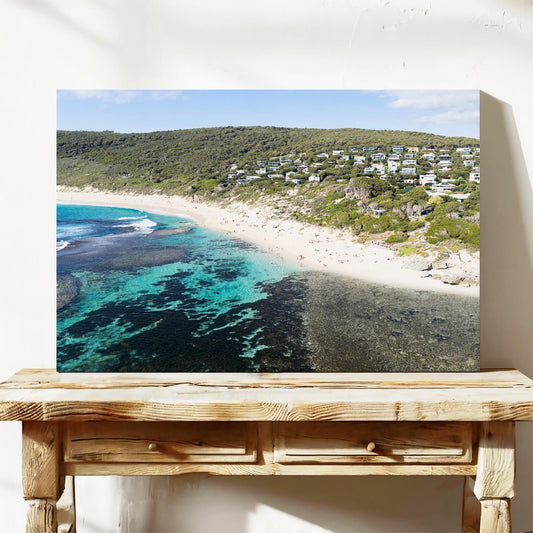 Yallingup Beach aerial canvas print WA