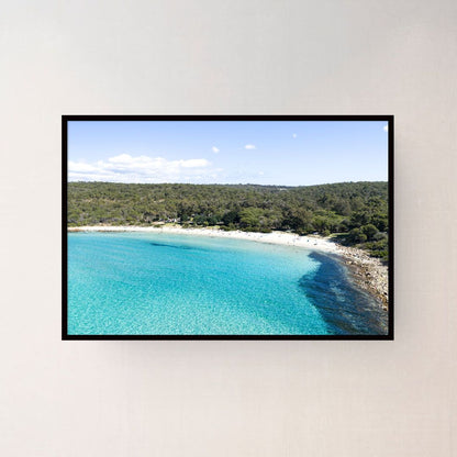 Meelup Beach canvas displayed on a wall