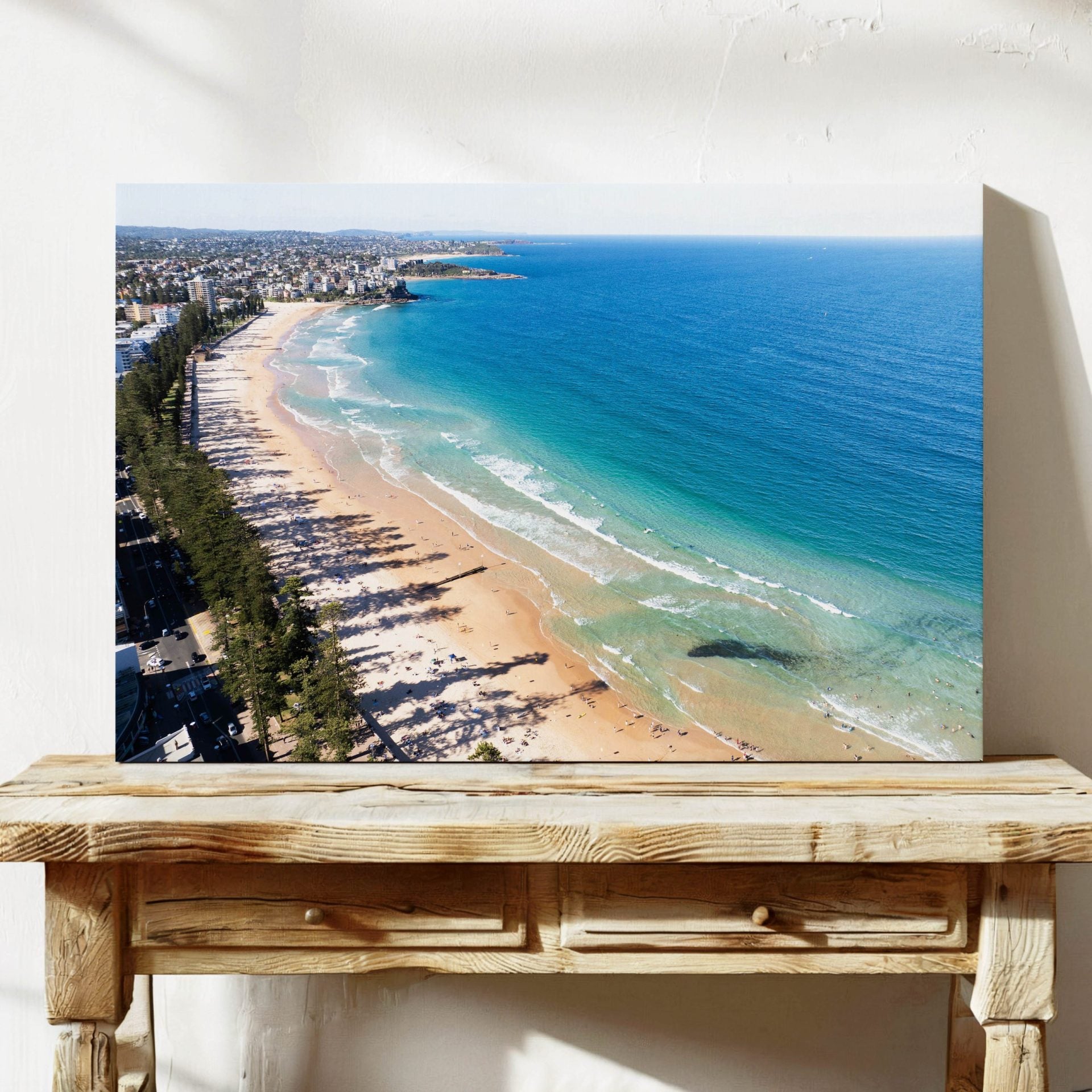 Aerial photograph of Manly Beach, Sydney