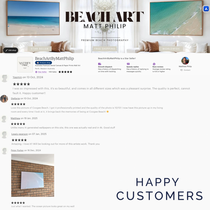 Customer reviews for Matthew Philip beach photography