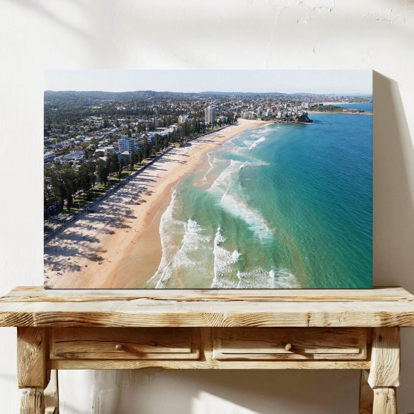 Aerial photograph of Manly Beach Sydney
