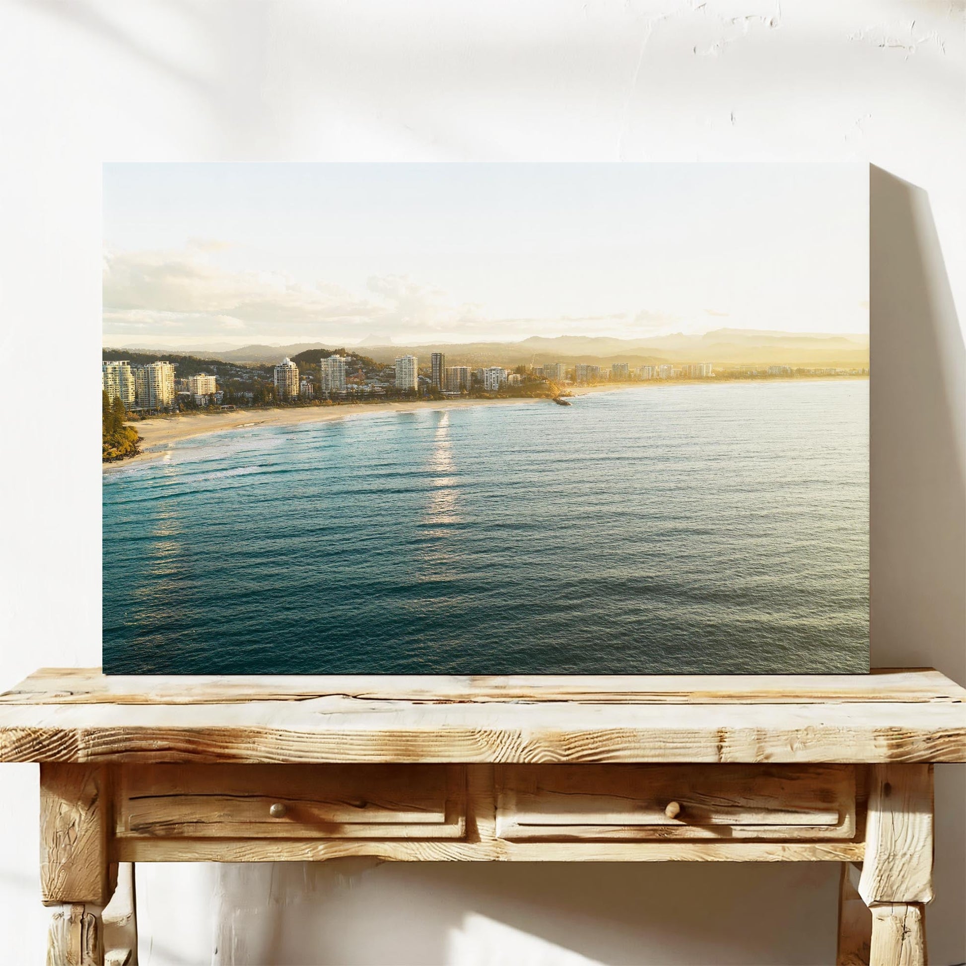 Coolangatta Beach wall art QLD canvas