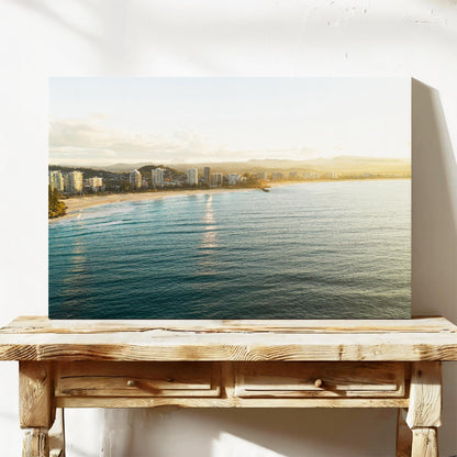 Coolangatta Beach wall art QLD canvas