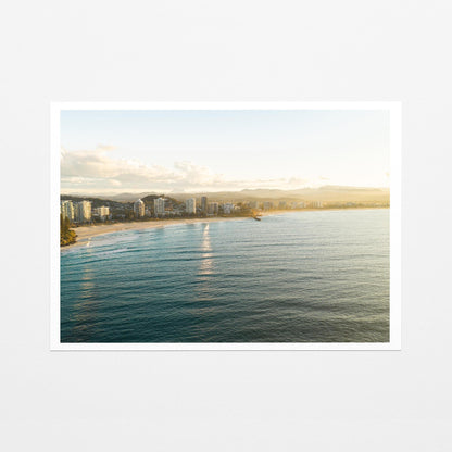 Coolangatta Beach fine art paper print