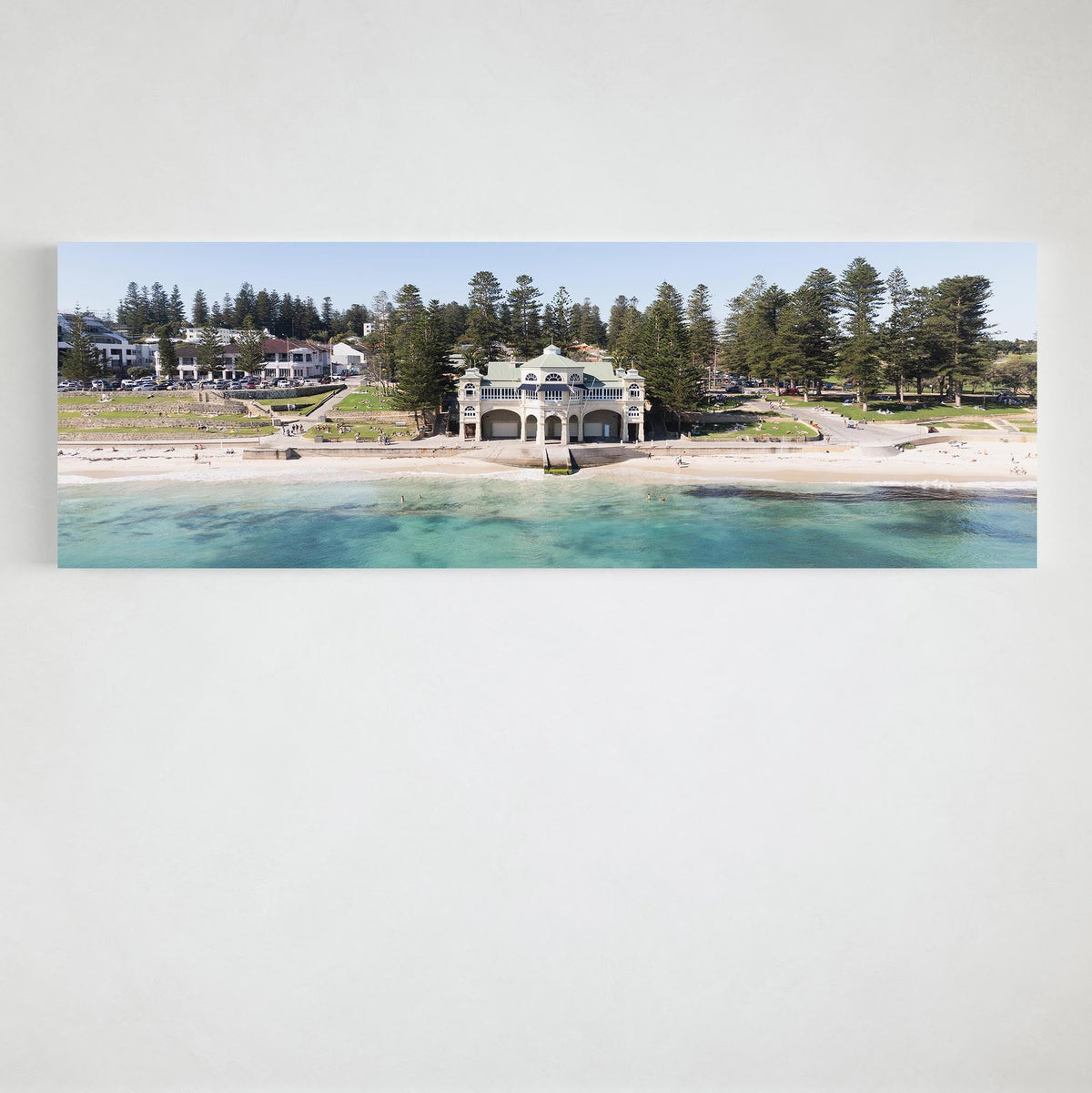 Cottesloe Beach panoramic stretched canvas Perth