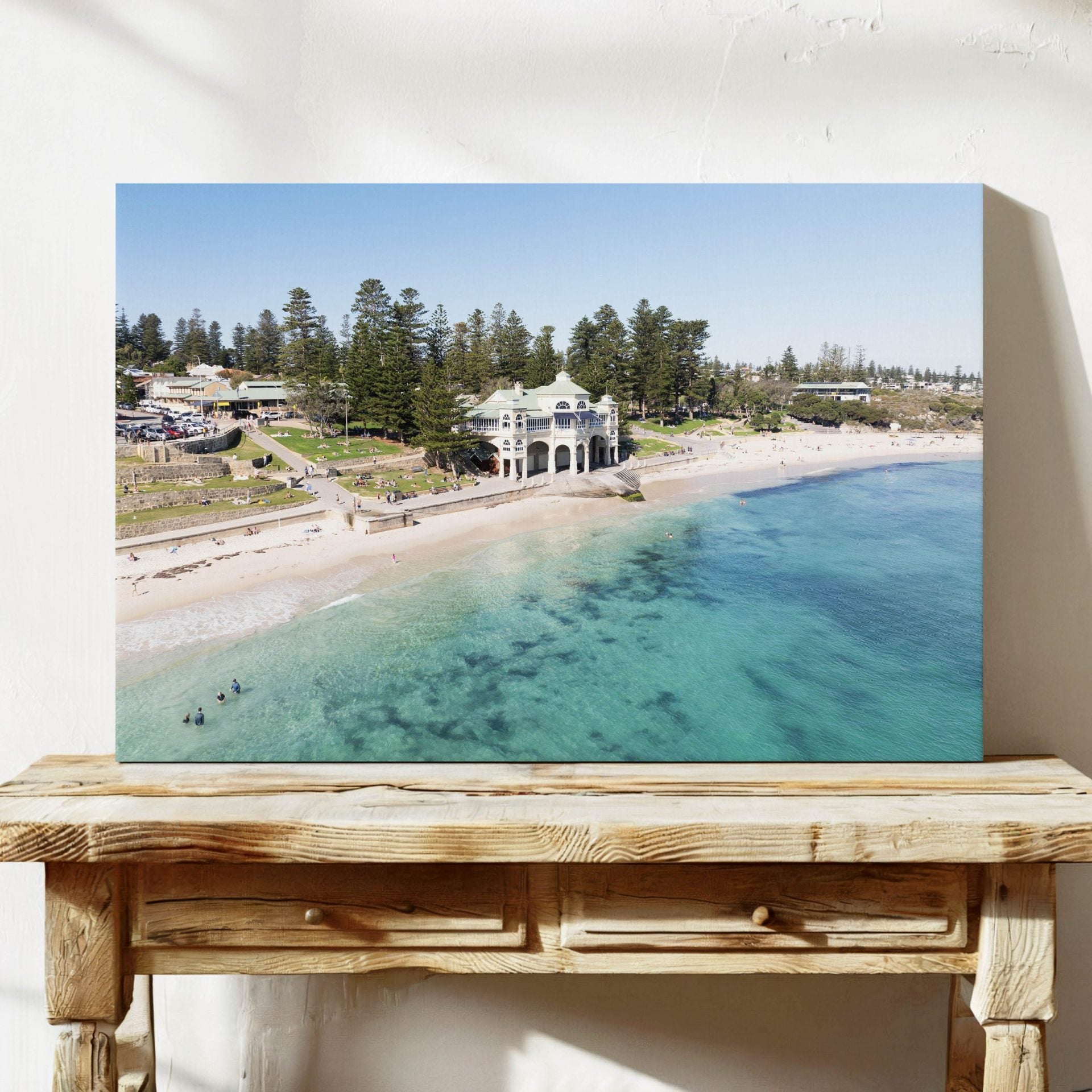Aerial photograph of Cottesloe Beach Perth