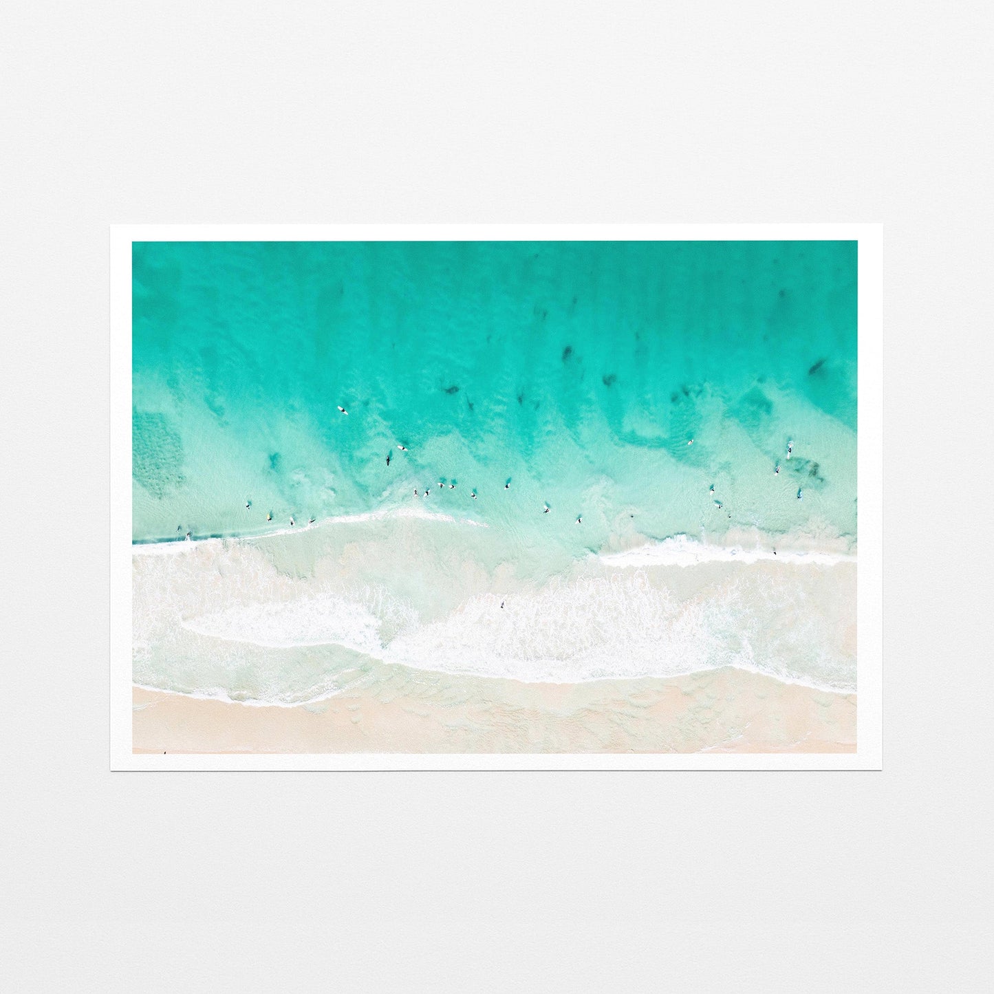 Ocean waves fine art paper print