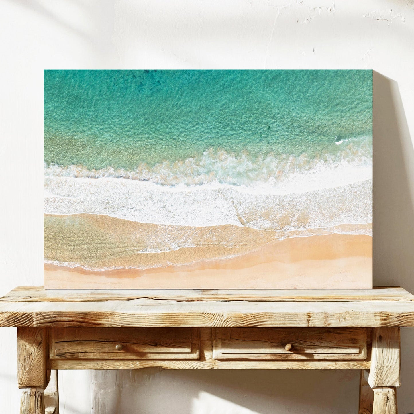 Palm Beach ocean waves aerial canvas wall art Sydney