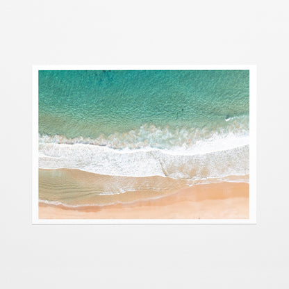 Palm Beach ocean waves fine art paper print