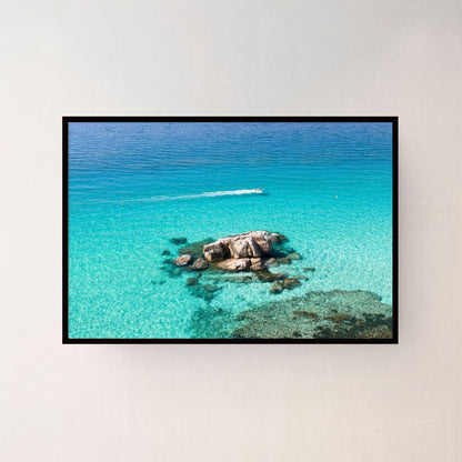 Gannet Rock, Dunsborough canvas displayed on a wall