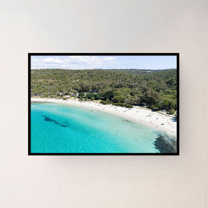 Meelup Beach canvas displayed on a wall