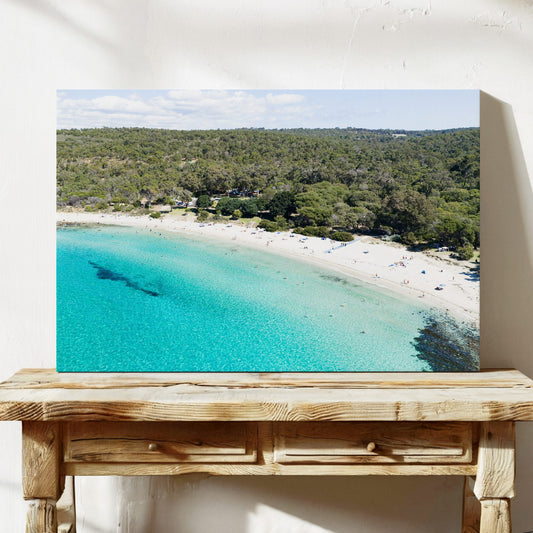 Aerial photograph of Meelup Beach Dunsborough Western Australia