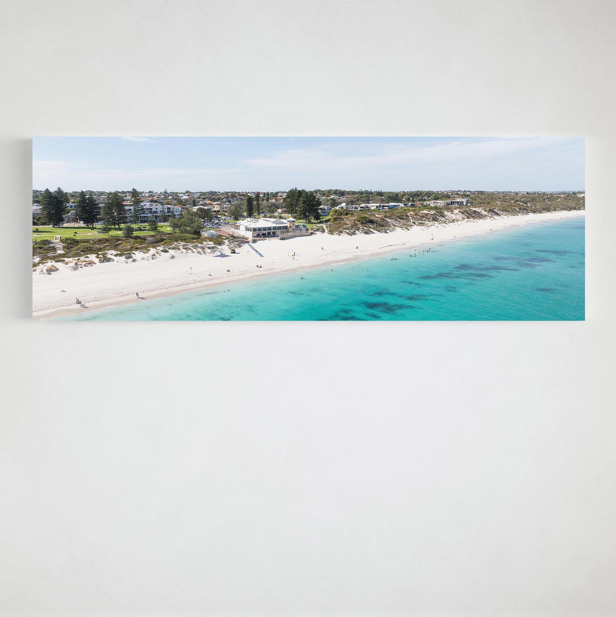 Mullaloo Beach panoramic stretched canvas Perth