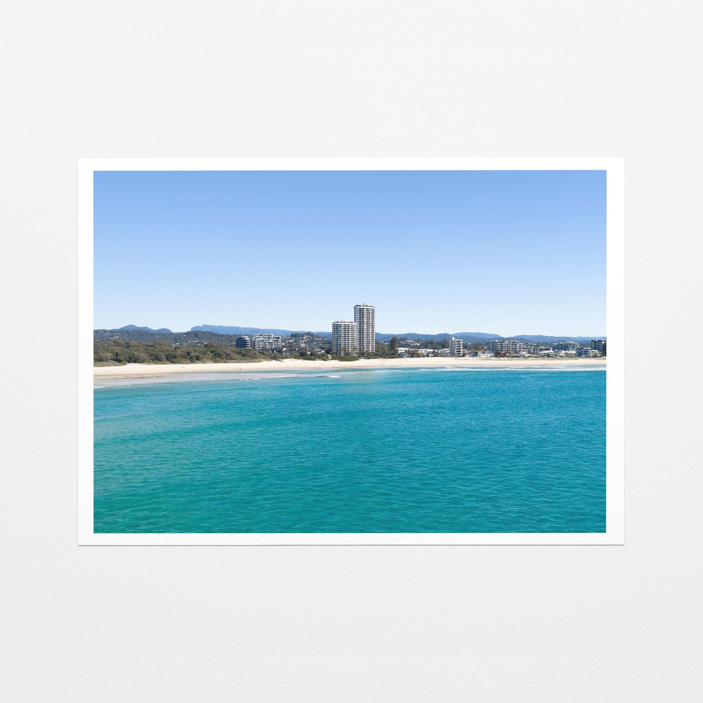 Palm Beach skyline Fine Art Paper Print