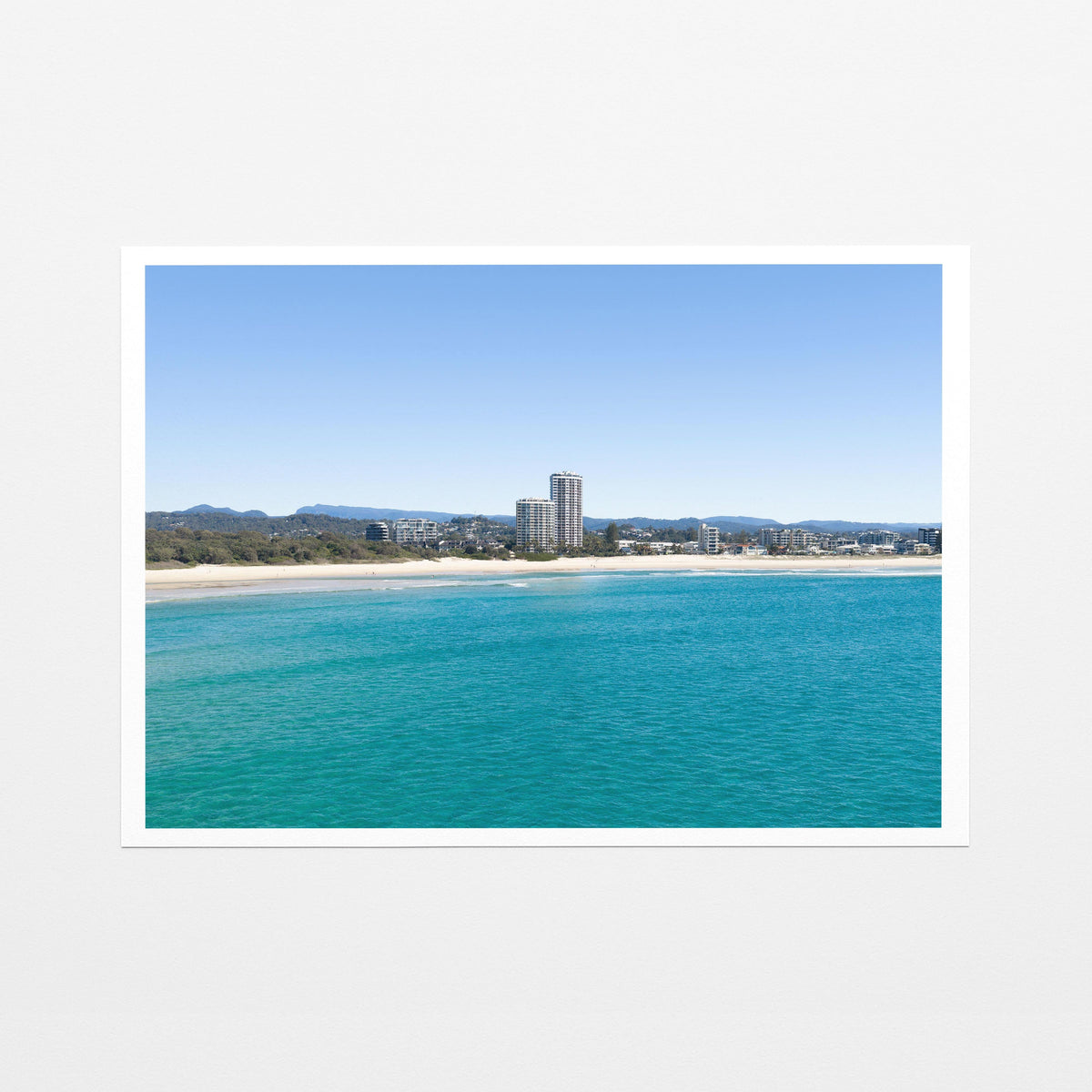 Palm Beach skyline Fine Art Paper Print