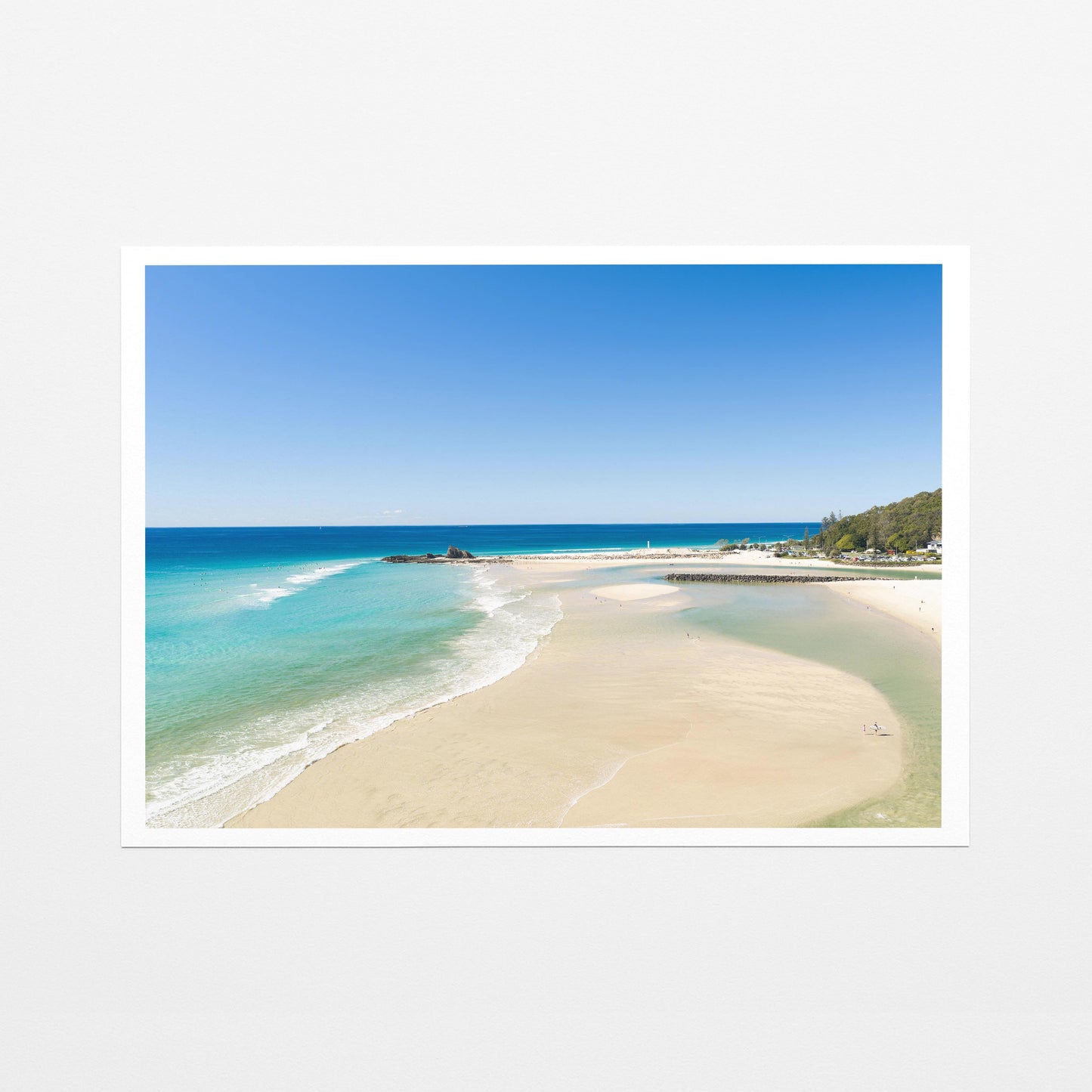 Palm Beach spit Fine Art Paper Print