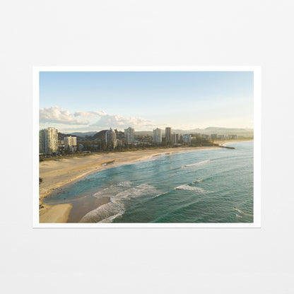 Rainbow Bay coastal fine art paper print