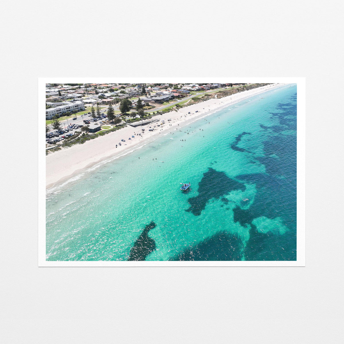 Safety Bay reef fine art paper print