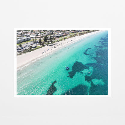 Safety Bay reef fine art paper print