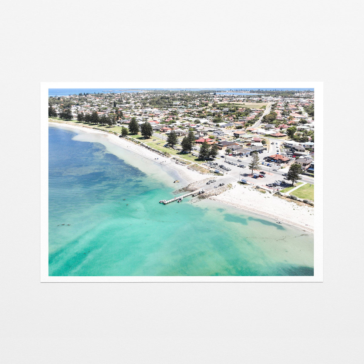 Safety Bay boat ramp fine art paper print