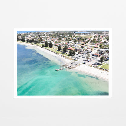 Safety Bay boat ramp fine art paper print