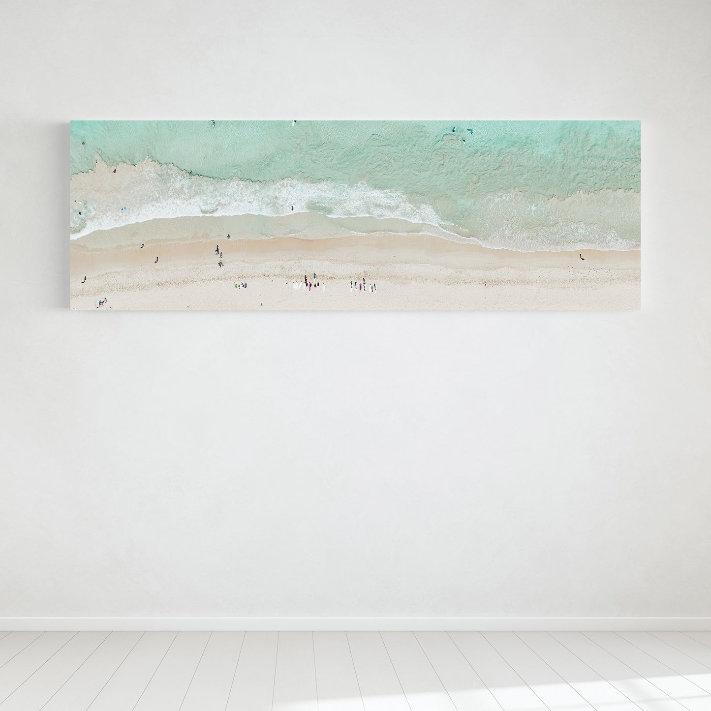 Panoramic Scarborough Beach surfer canvas