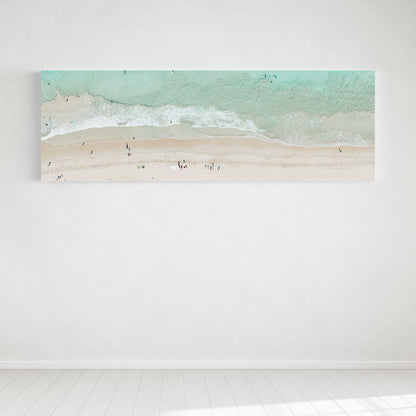 Panoramic Scarborough Beach surfer canvas