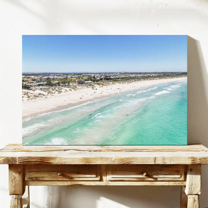 Secret Harbour Beach aerial canvas wall art Rockingham WA