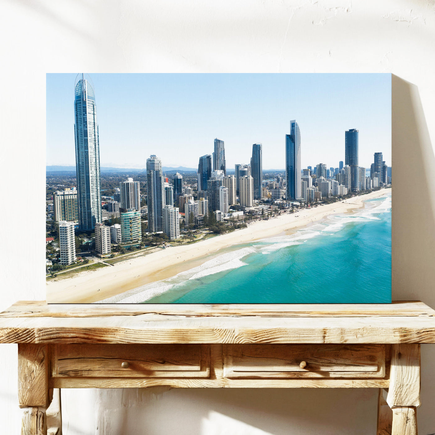 Surfers Paradise Skyline Canvas Wall Art Gold Coast