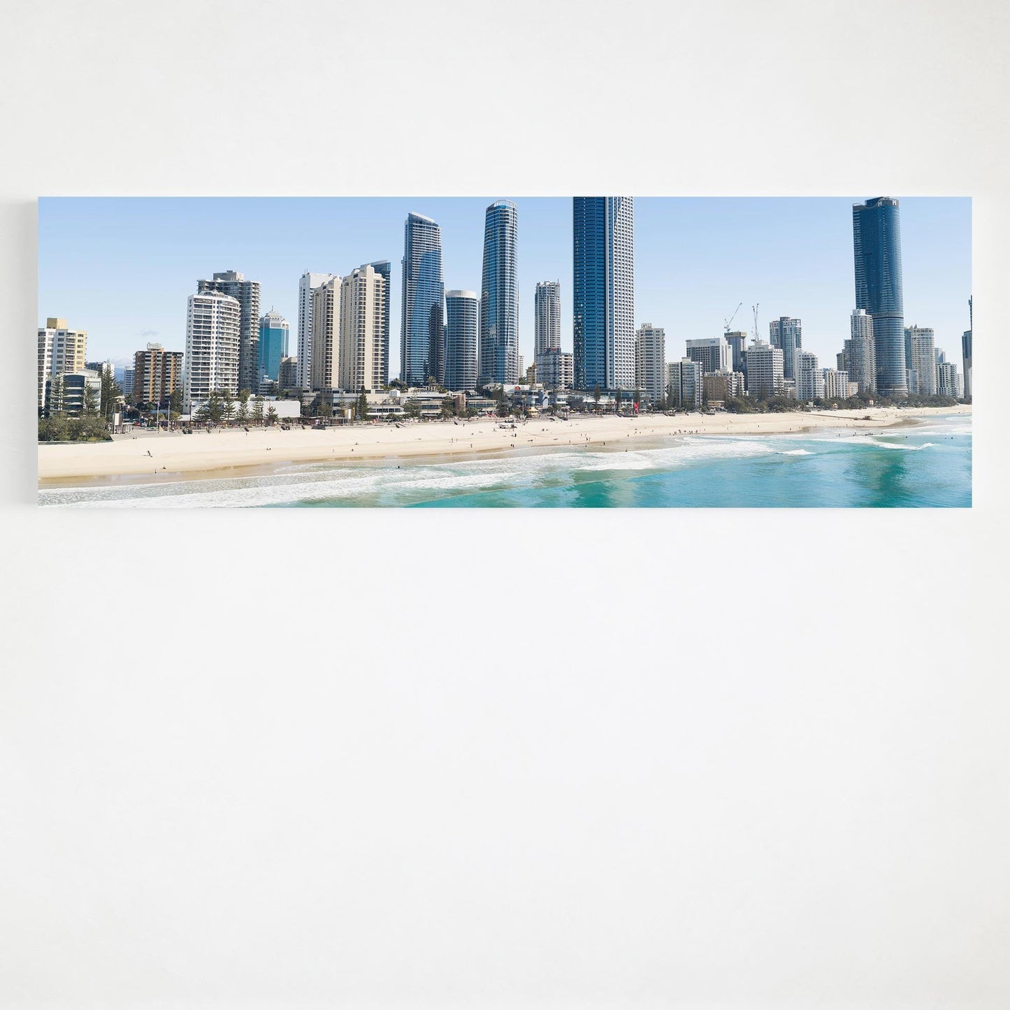 Surfers Paradise towers panoramic canvas wall art Gold Coast