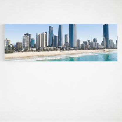 Surfers Paradise towers panoramic canvas wall art Gold Coast
