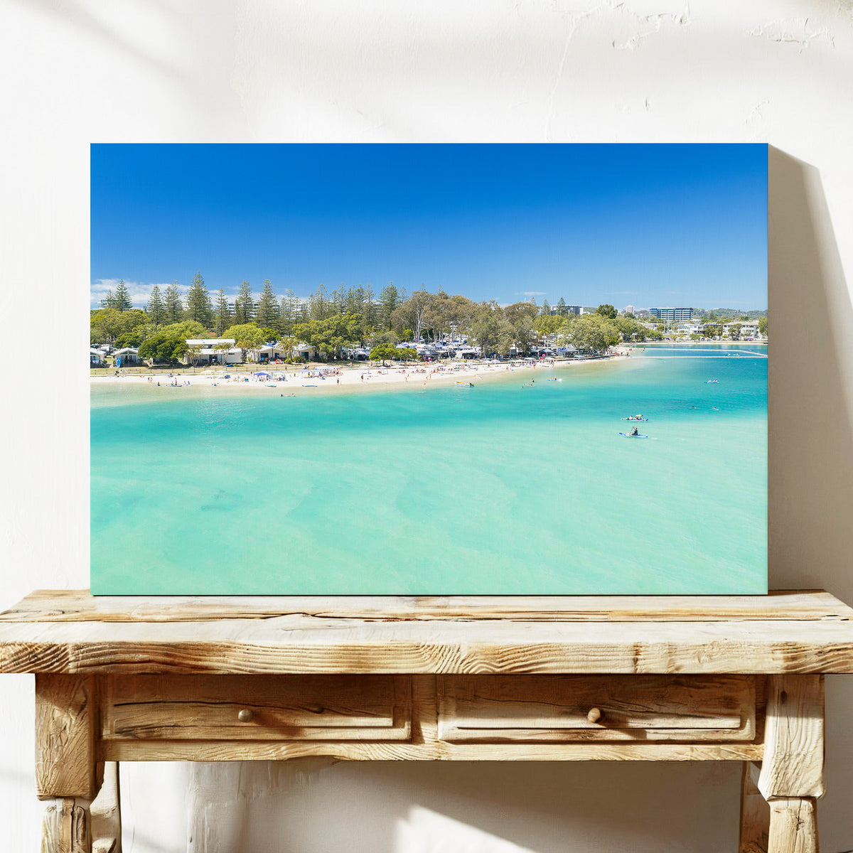 Tallebudgera Creek Wall Art stretched canvas wall art