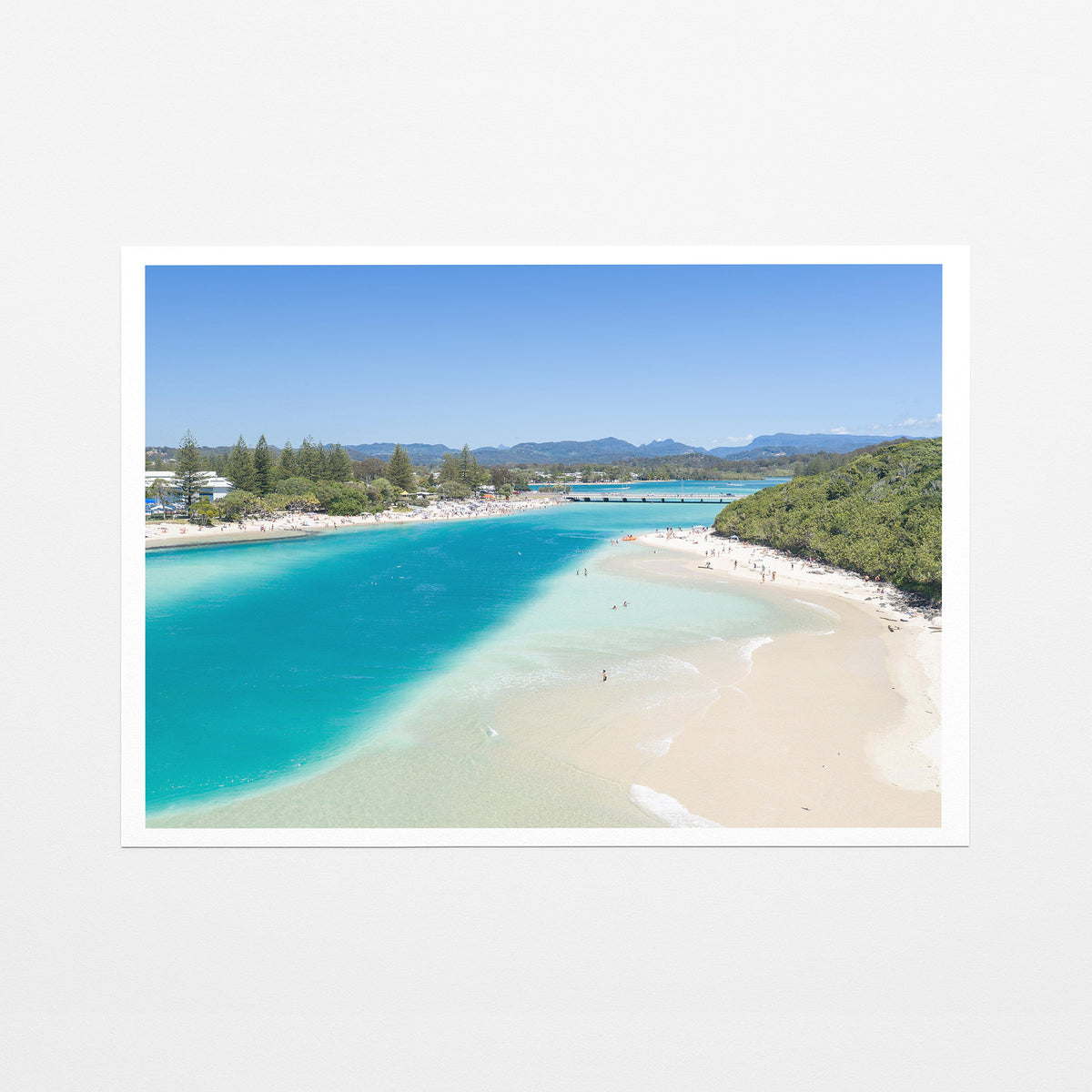 Tallebudgera Creek Turquoise Wall Art fine art paper print