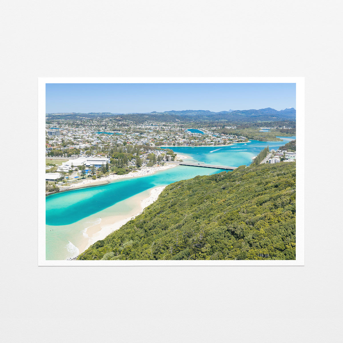 Tallebudgera Creek Lookout Canvas Print fine art paper print