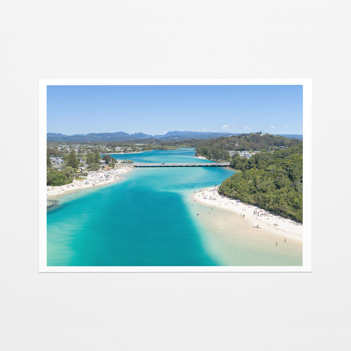 Tallebudgera Creek Sand Spit Wall Art fine art paper print