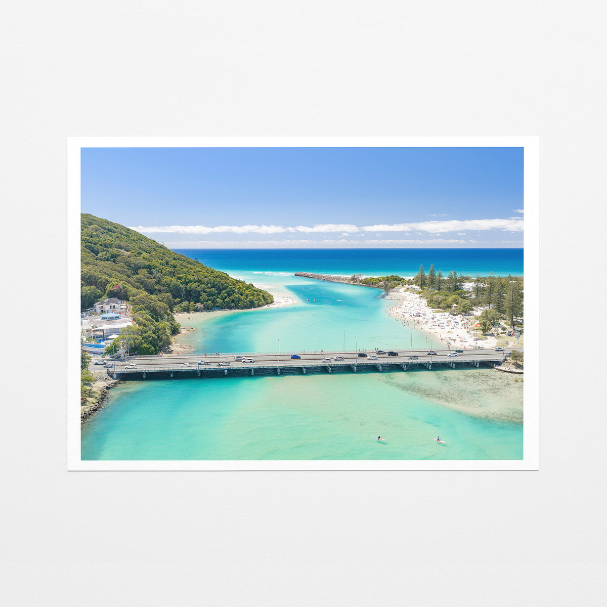 Tallebudgera Creek Bridge Wall Art fine art paper print