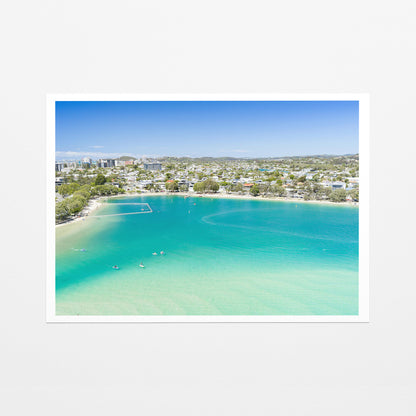 Tallebudgera Creek Beachfront Canvas fine art paper print