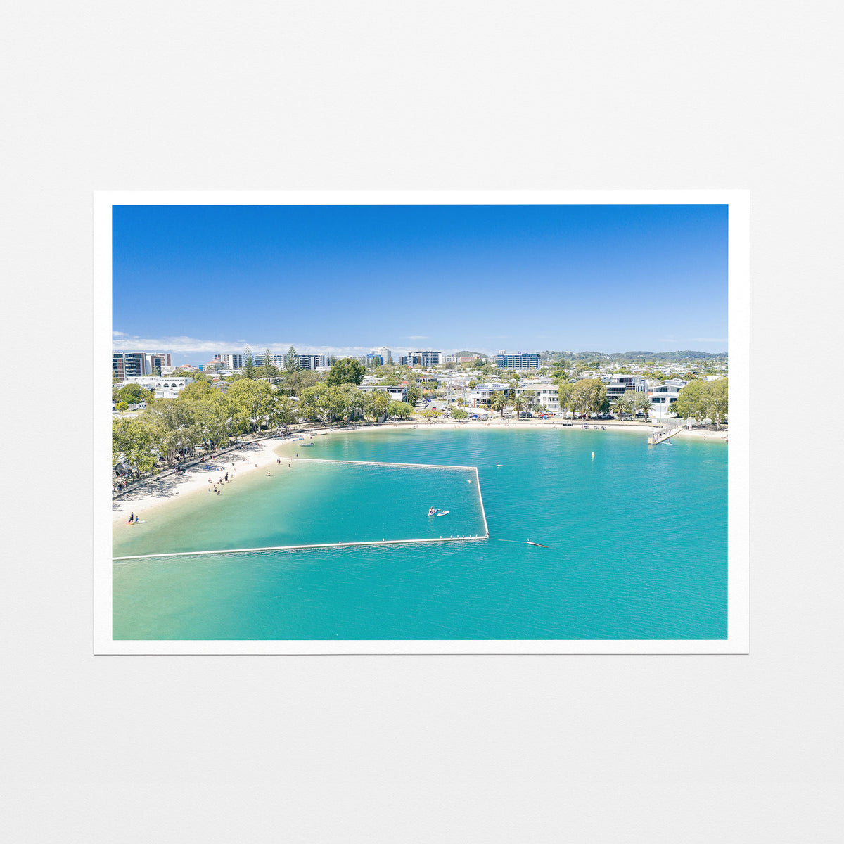 Tallebudgera Creek Swimming Area Wall Art fine art paper print