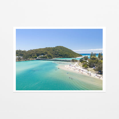 Tallebudgera Creek Headland Canvas Print fine art paper print