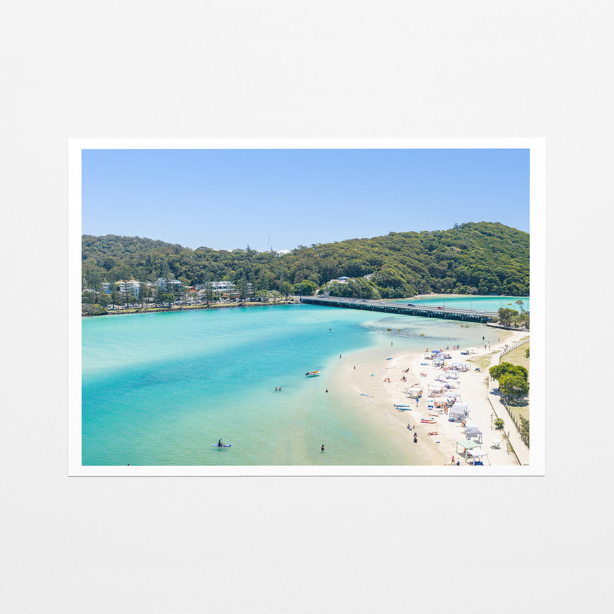 Tallebudgera Creek Beach Wall Art fine art paper print