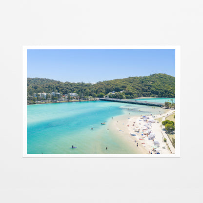 Tallebudgera Creek Beach Wall Art fine art paper print