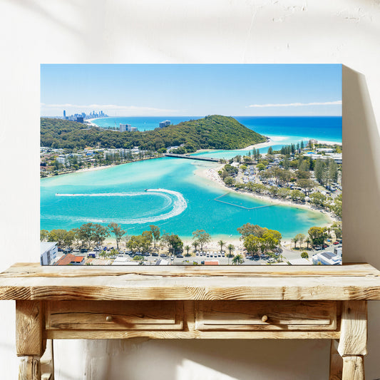 Tallebudgera Creek Currents Canvas Print stretched canvas wall art