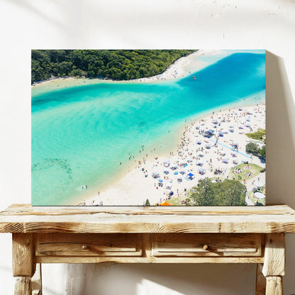 Tallebudgera Creek Summer Wall Art stretched canvas wall art