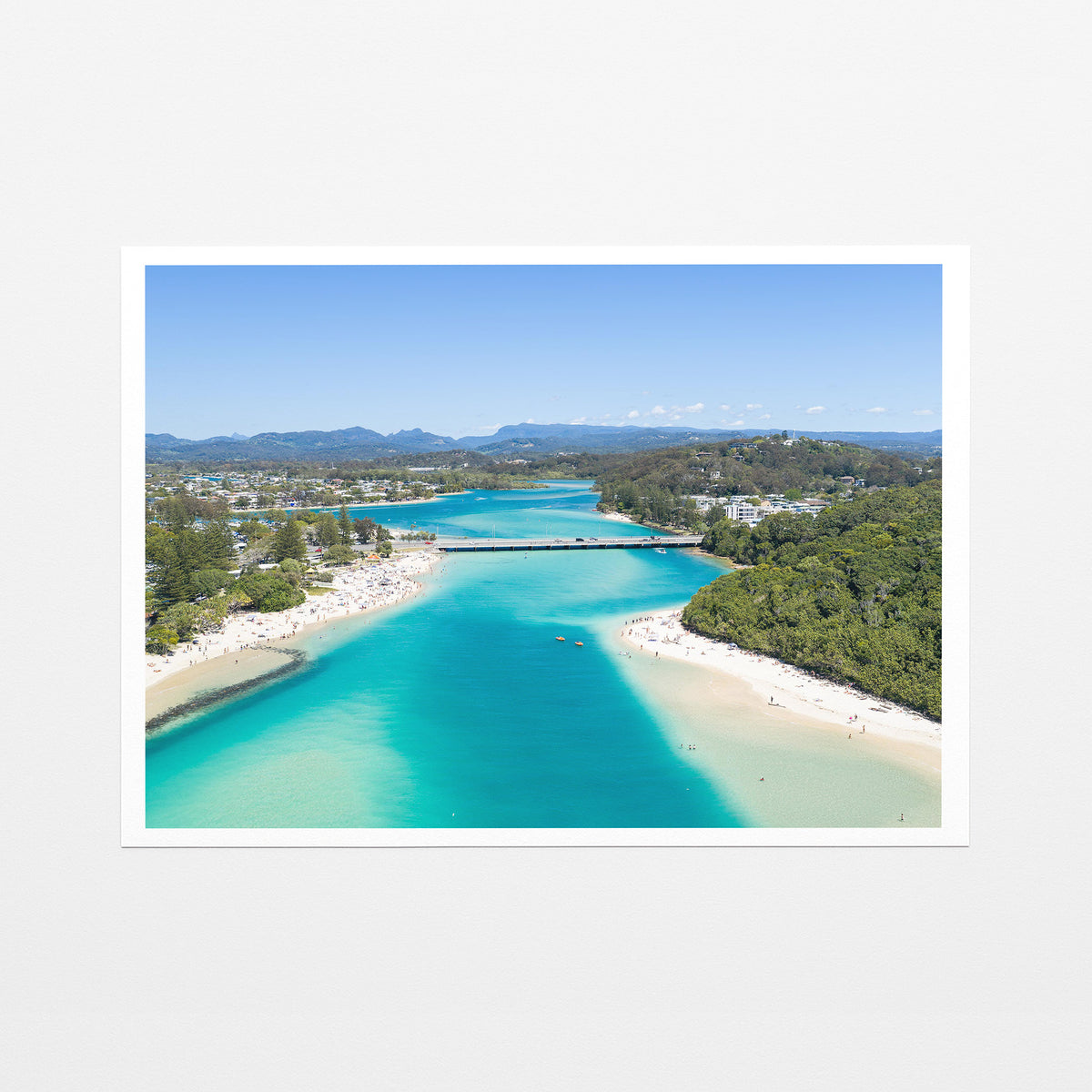 Tallebudgera Creek Channel Canvas Print fine art paper print